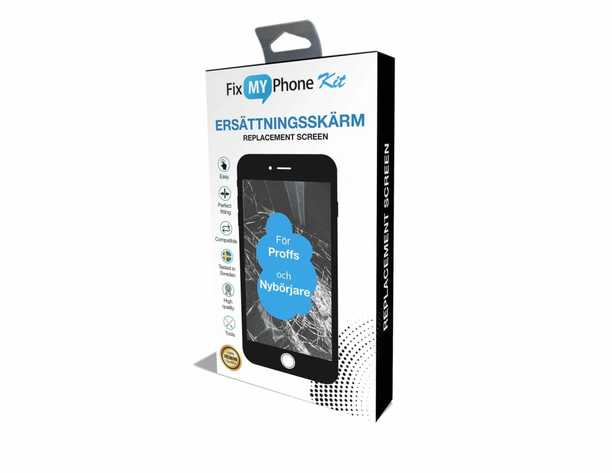 Kit – iPhone 7 Plus Skärm Display – Originalkvalité – Vit