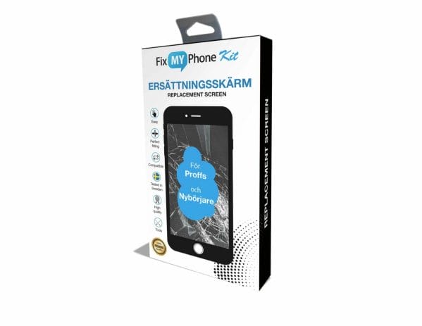 Kit – iPhone 7 Skärm Display – Kvalitet A – Svart
