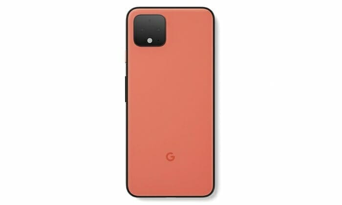 Google Pixel 4 XL Baksida Orange