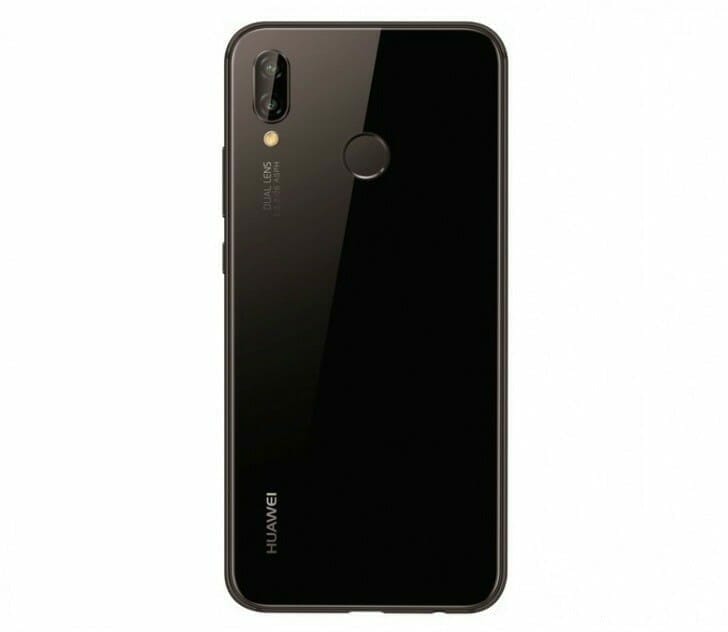 Huawei P20 Lite Baksida Svart