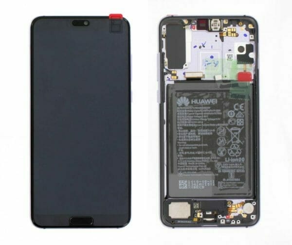 Huawei P20 Pro Skärm Svart med batteri