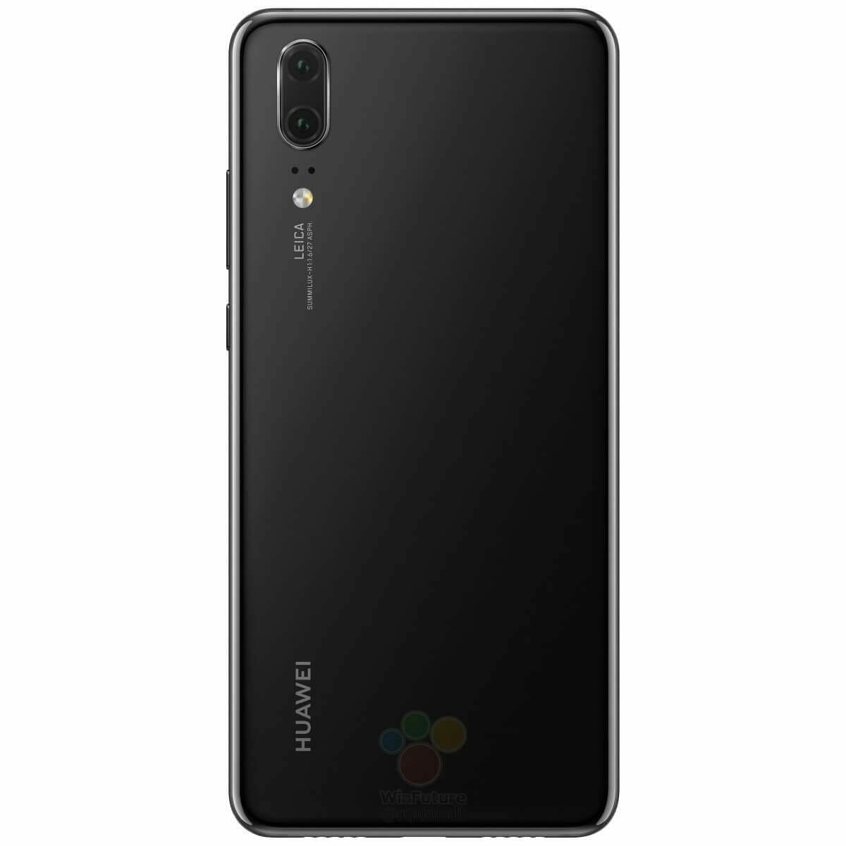 Huawei P20 Baksida Svart