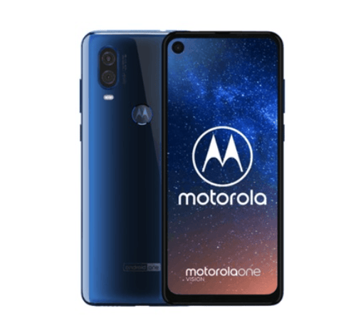 Motorola One Vision Skärm Svart