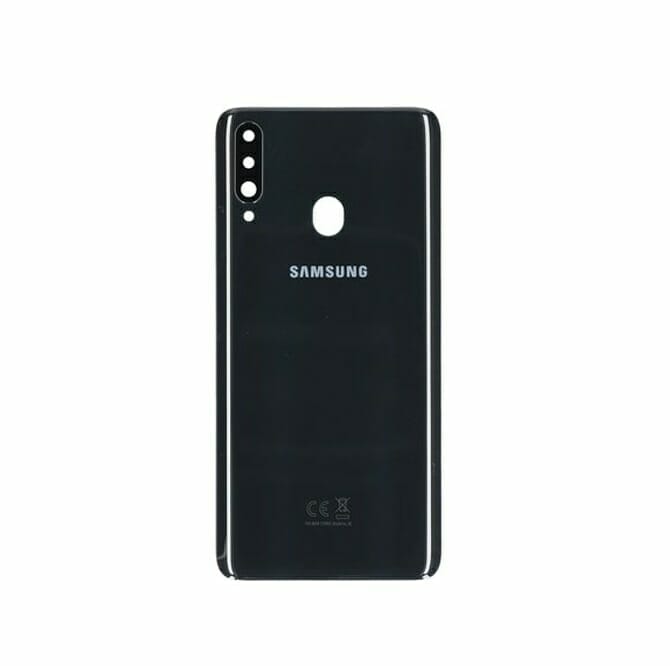 Samsung Galaxy A20s Baksida Svart