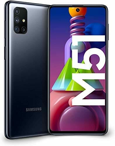 Samsung Galaxy M51 Skärm Svart