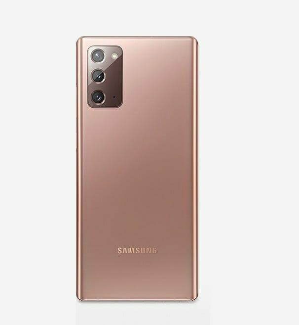 Samsung Galaxy Note 20 Ultra Baksida Mystic Bronze
