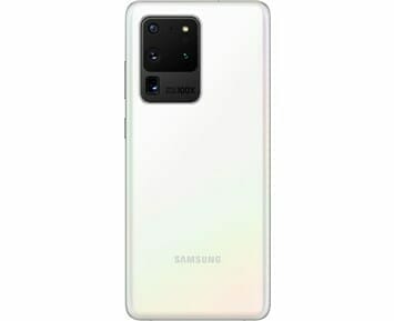 Samsung Galaxy S20 Ultra Baksida Vit
