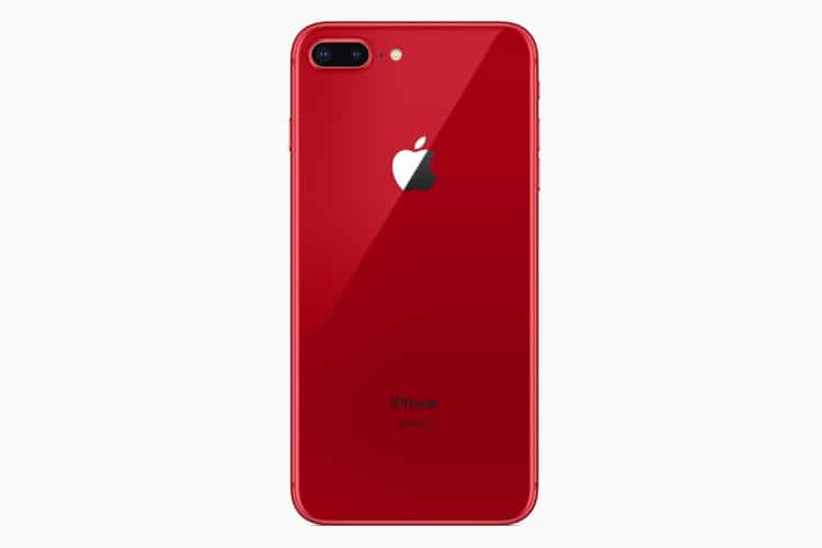 iPhone 8 Plus Baksida Röd
